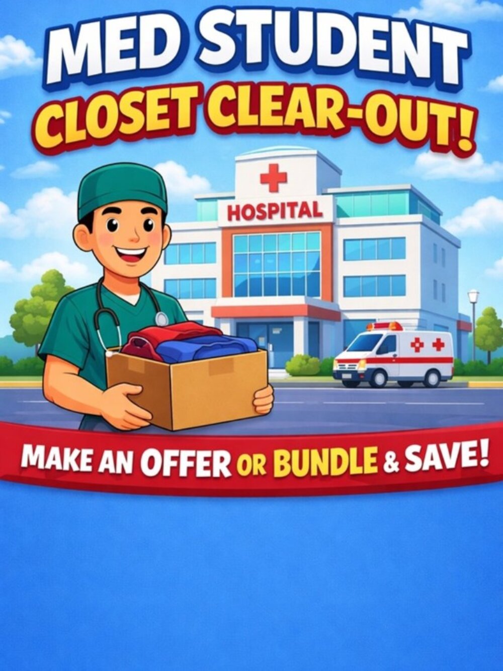 Welcome! I’m a Medical Student cleaning out his closet
